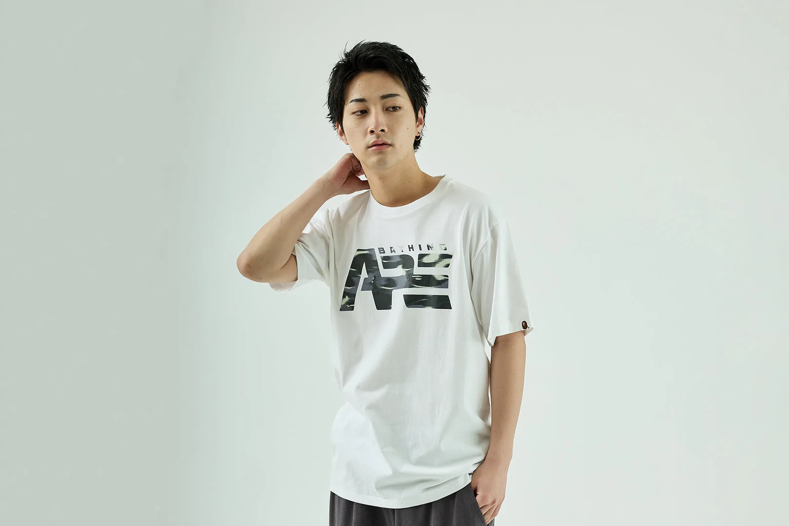 SCREEN CAMO TACTICAL LOGO TEE sold by Bape product image thumbnail 2