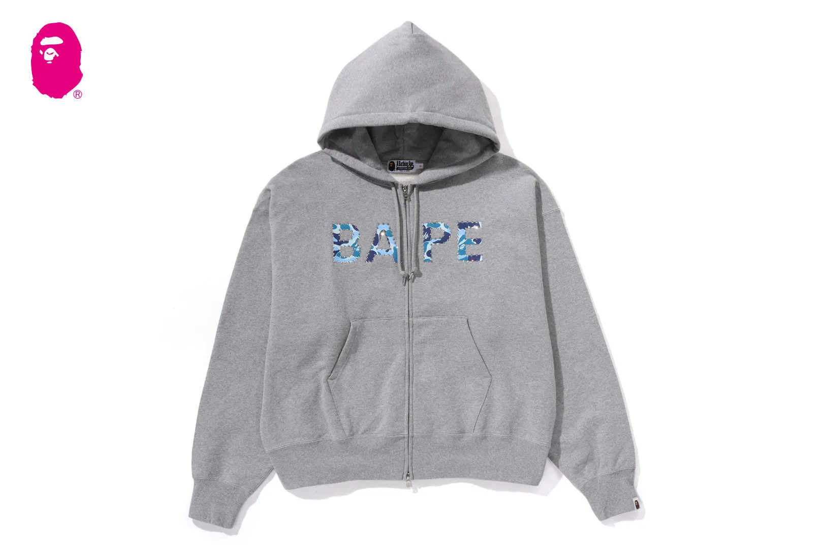 ABC CAMO CRYSTAL LOGO WIDE ZIP HOODIE sold by Bape product image thumbnail 4