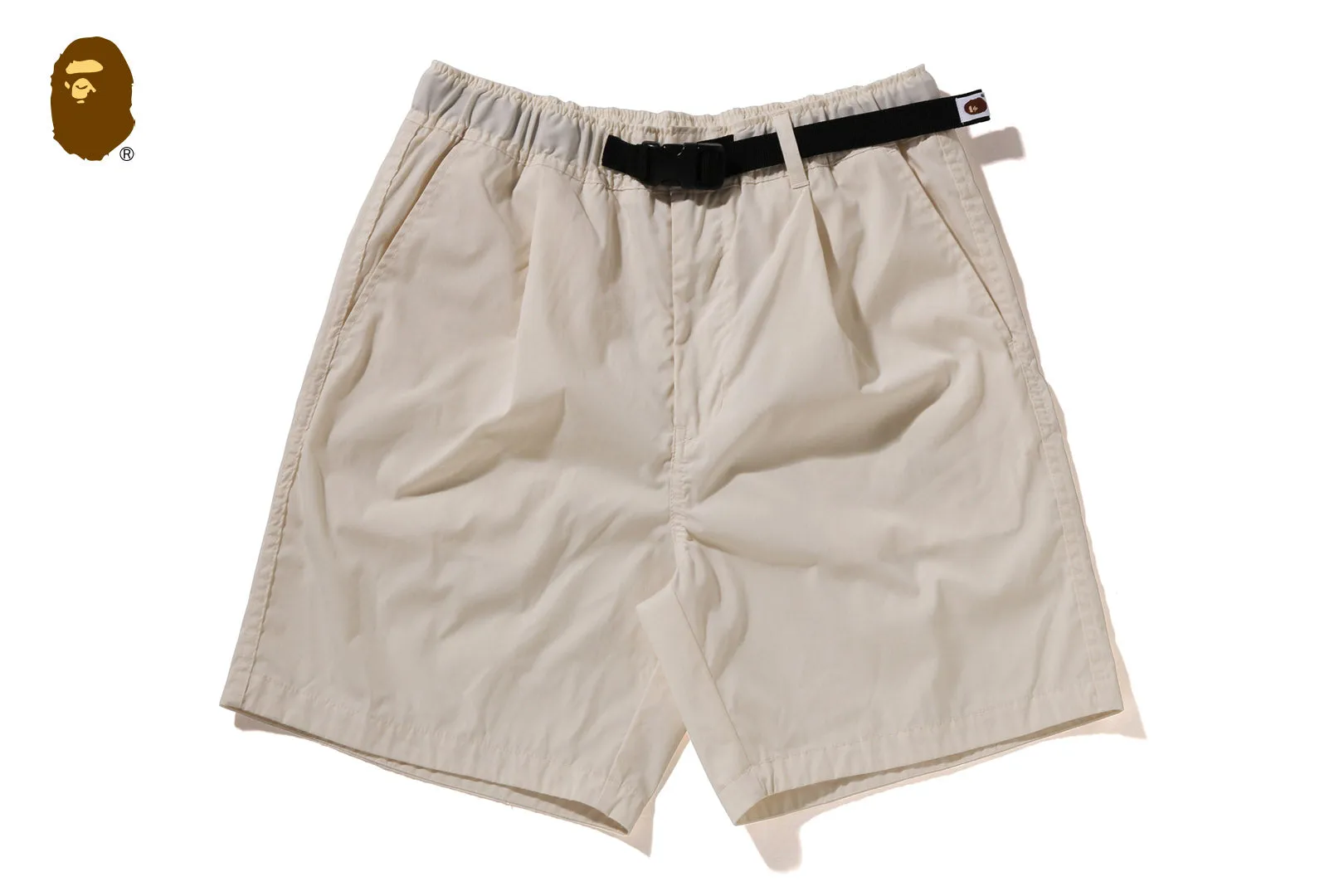 BELT 1 PLEAT ELASTICATED RELAXED FIT SHORTS sold by Bape product image thumbnail 4