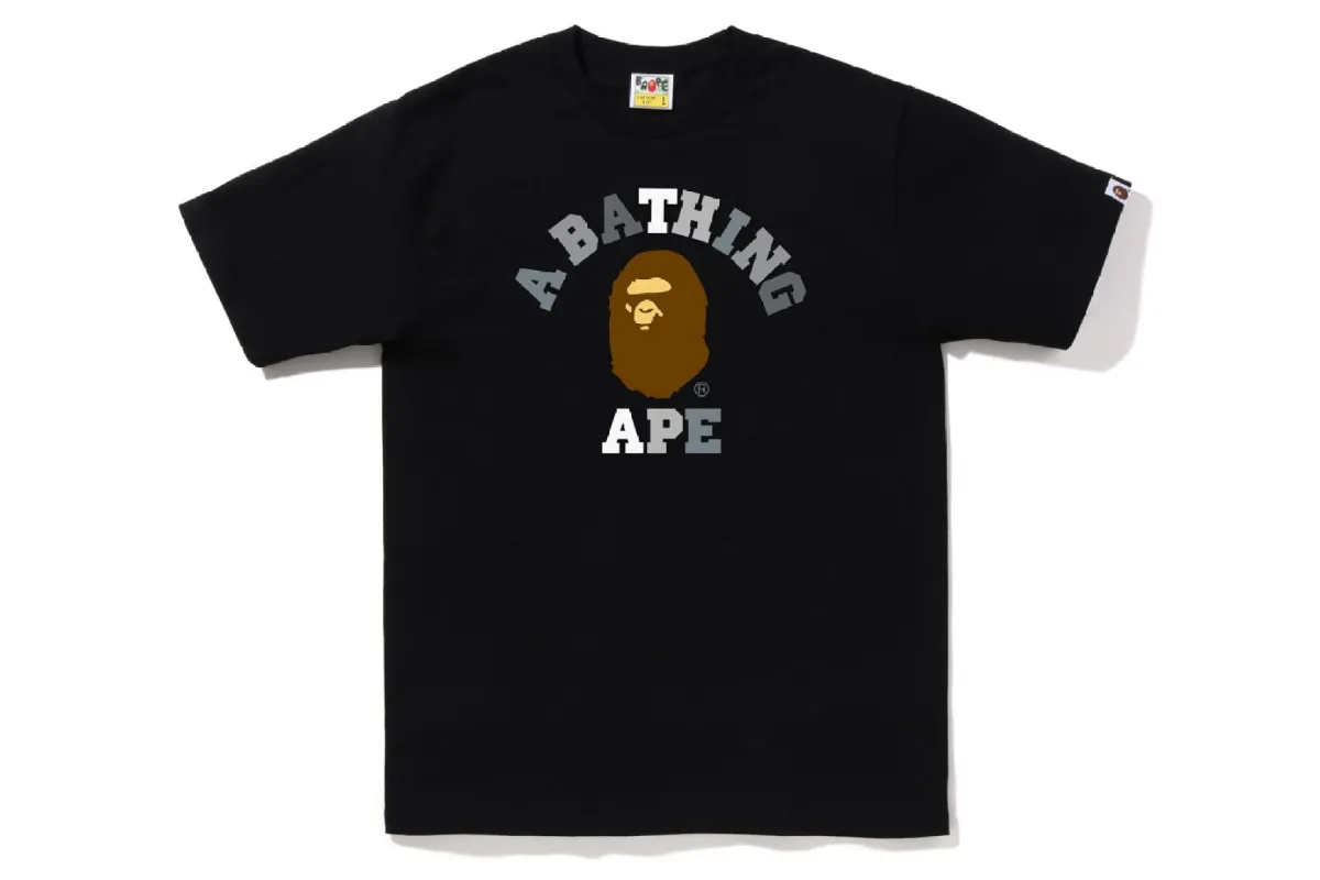 COLORS COLLEGE TEE sold by Bape
