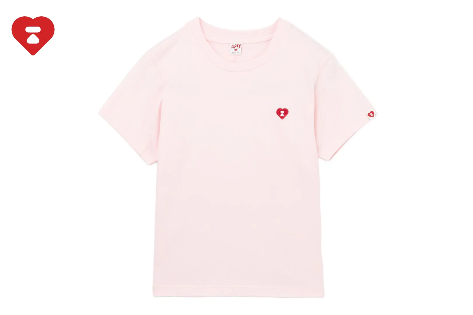 HEART BADGE T-SHIRT #3 sold by Bape product image thumbnail 4
