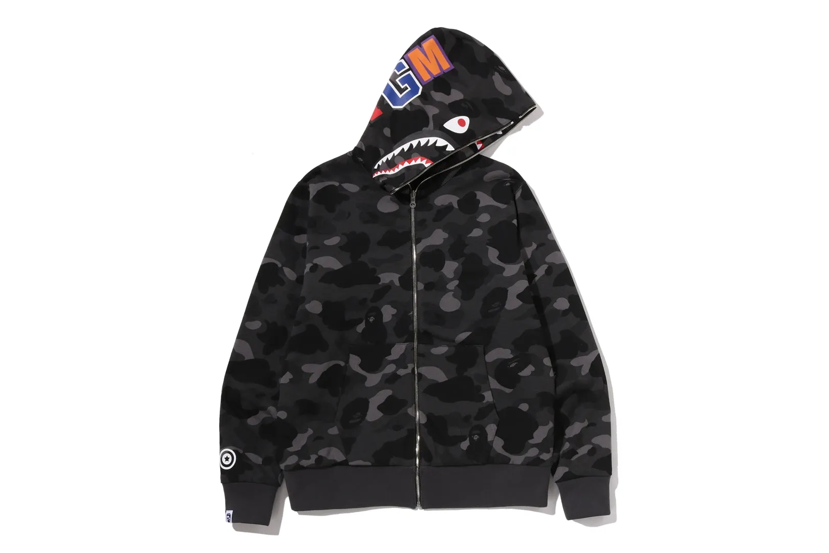 COLOR CAMO REVERSIBLE SHARK FULL ZIP HOODIE sold by Bape product image thumbnail 5