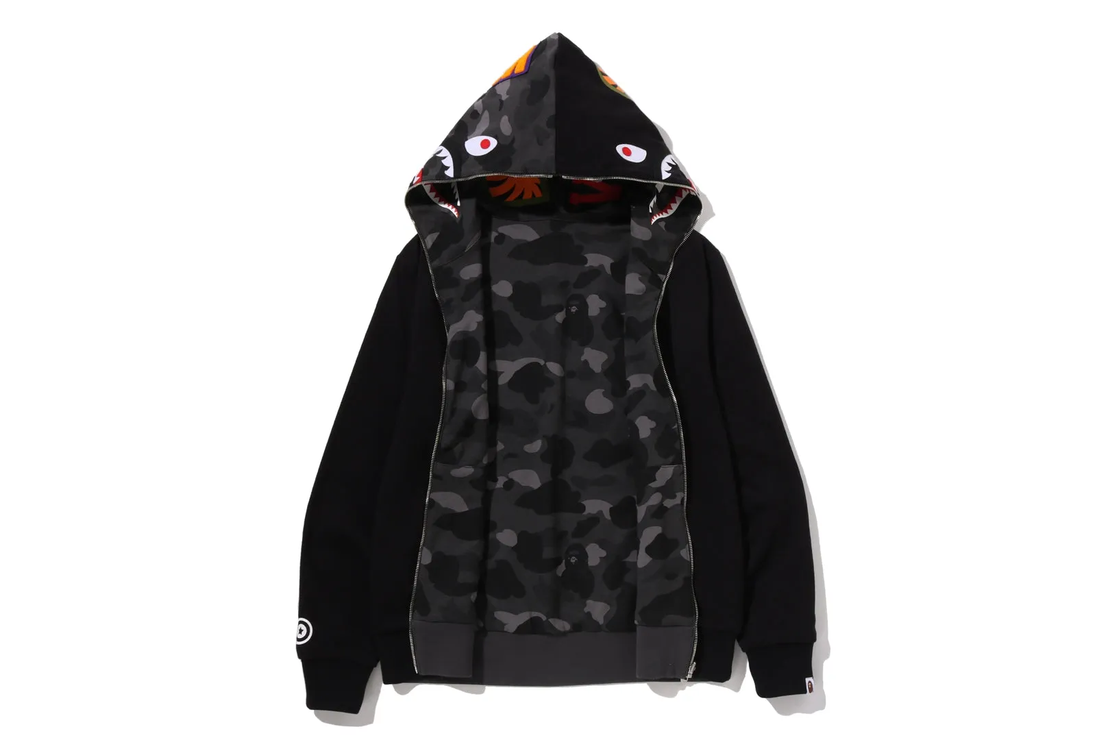 COLOR CAMO REVERSIBLE SHARK FULL ZIP HOODIE sold by Bape product image thumbnail 4