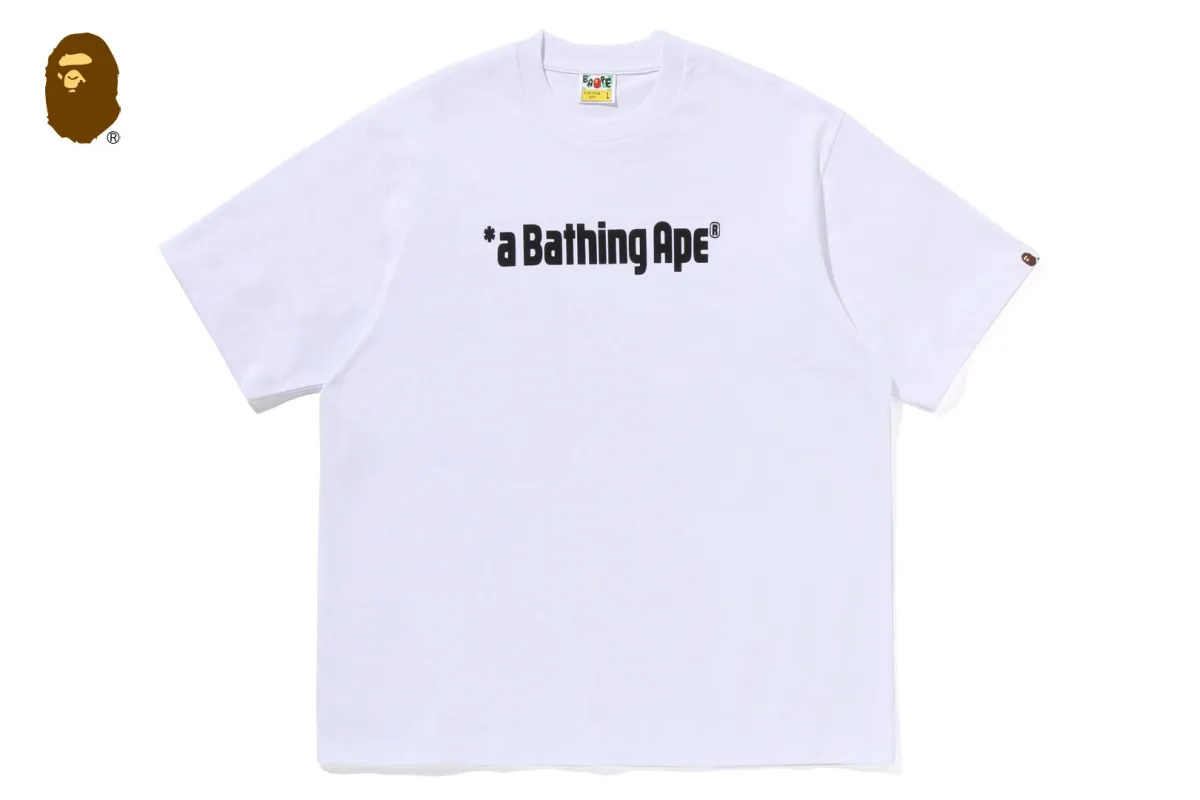 A BATHING APE LOGO RELAXED FIT TEE made by Bape