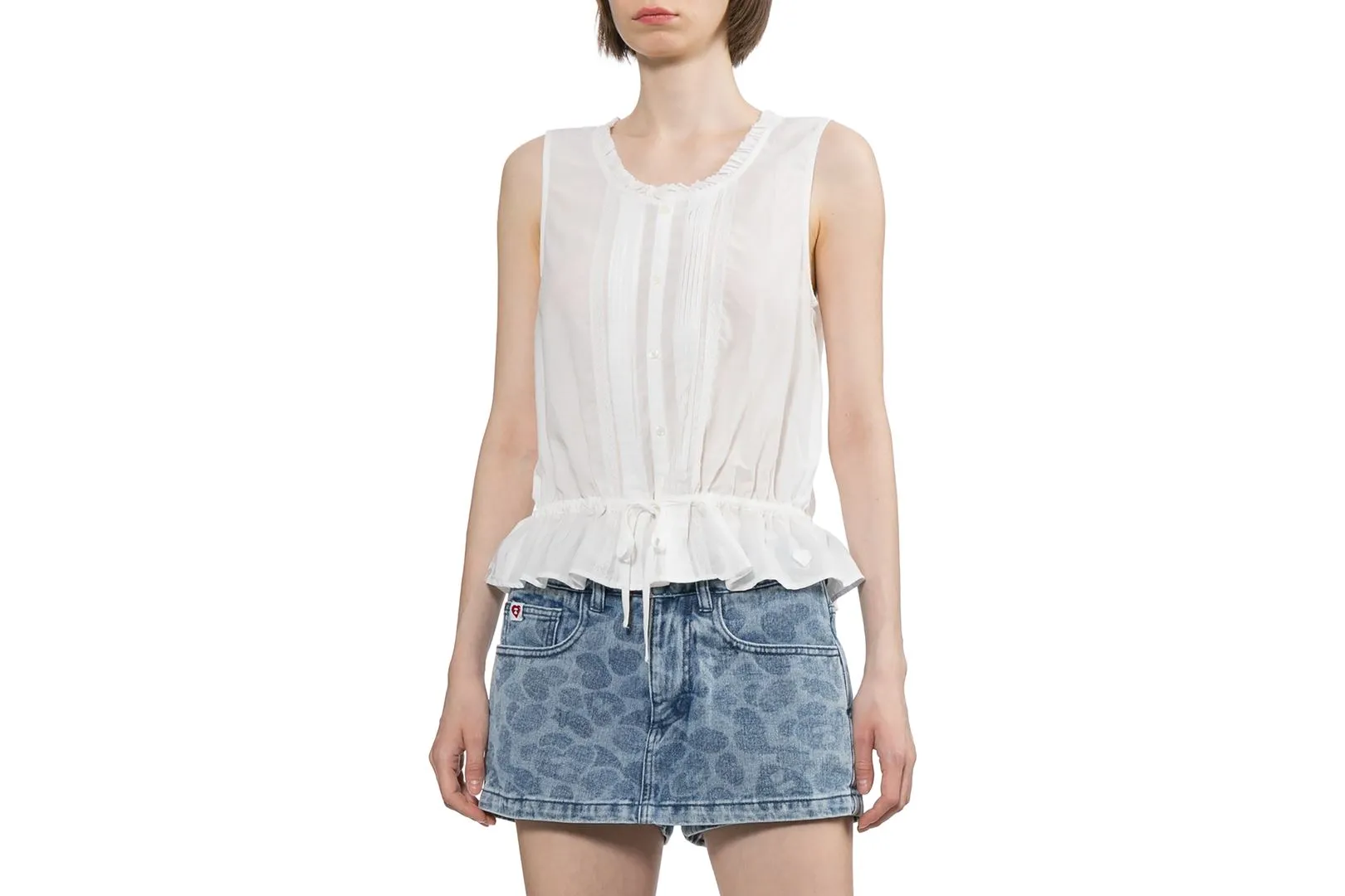HEART BADGE WOVEN TANK TOP sold by Bape product image thumbnail 3