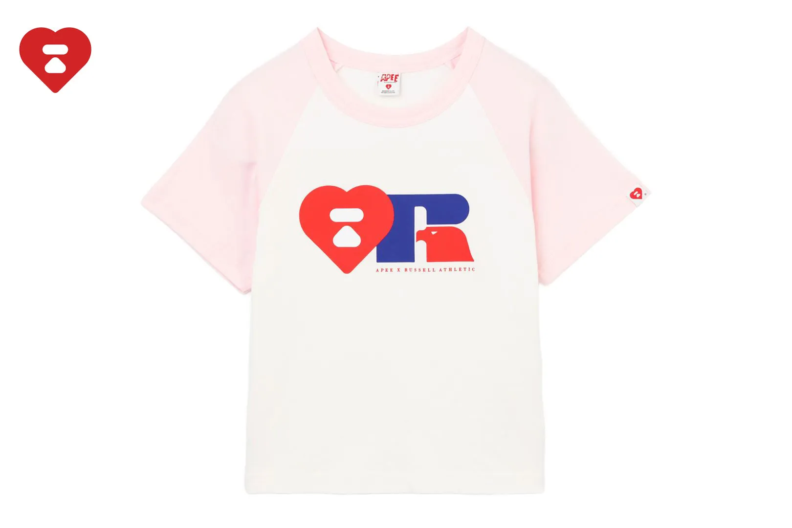 【 APEE X RUSSELL 】RAGLAN SLEEVE TEE sold by Bape product image thumbnail 4