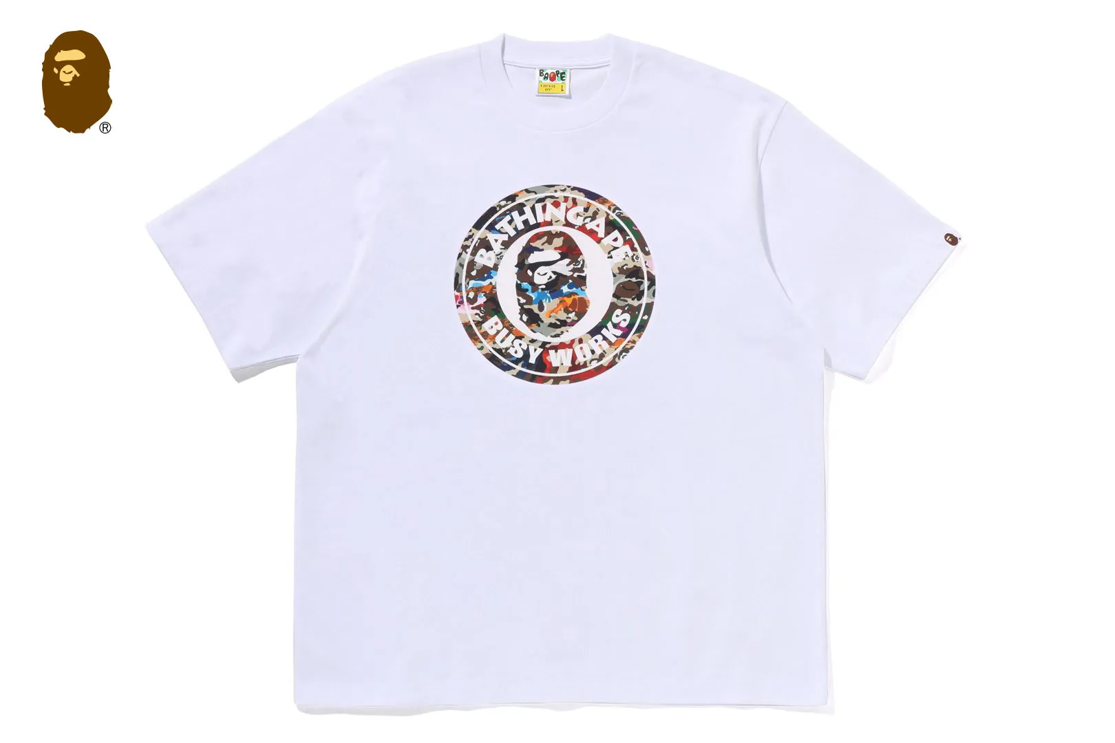 HYBRID CAMO BUSY WORKS RELAXED FIT TEE sold by Bape
