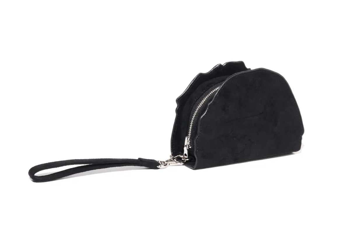 APE HEAD SUEDE EMBOSSED POUCH made by Bape