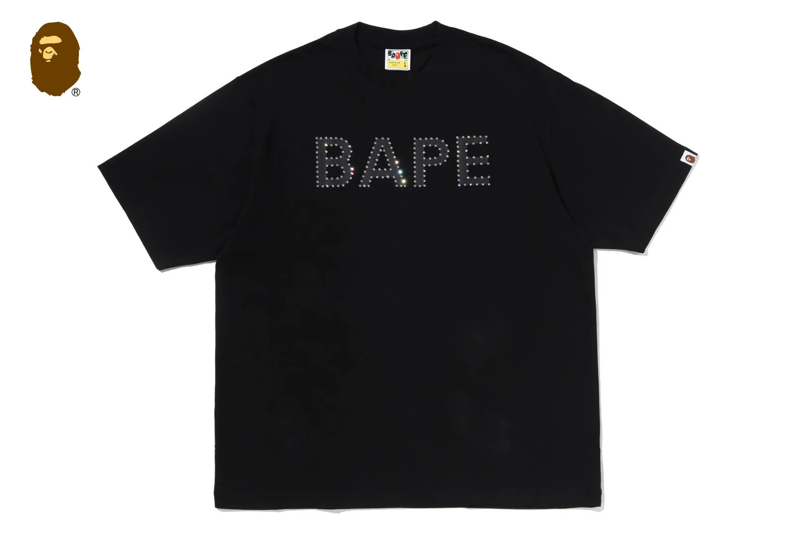 BAPE RHINESTONE LOGO RELAXED FIT TEE sold by Bape product image thumbnail 4