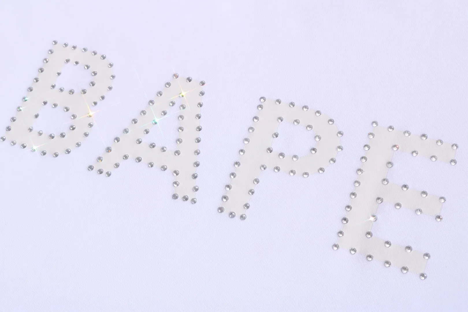 BAPE RHINESTONE LOGO RELAXED FIT TEE sold by Bape product image thumbnail 3