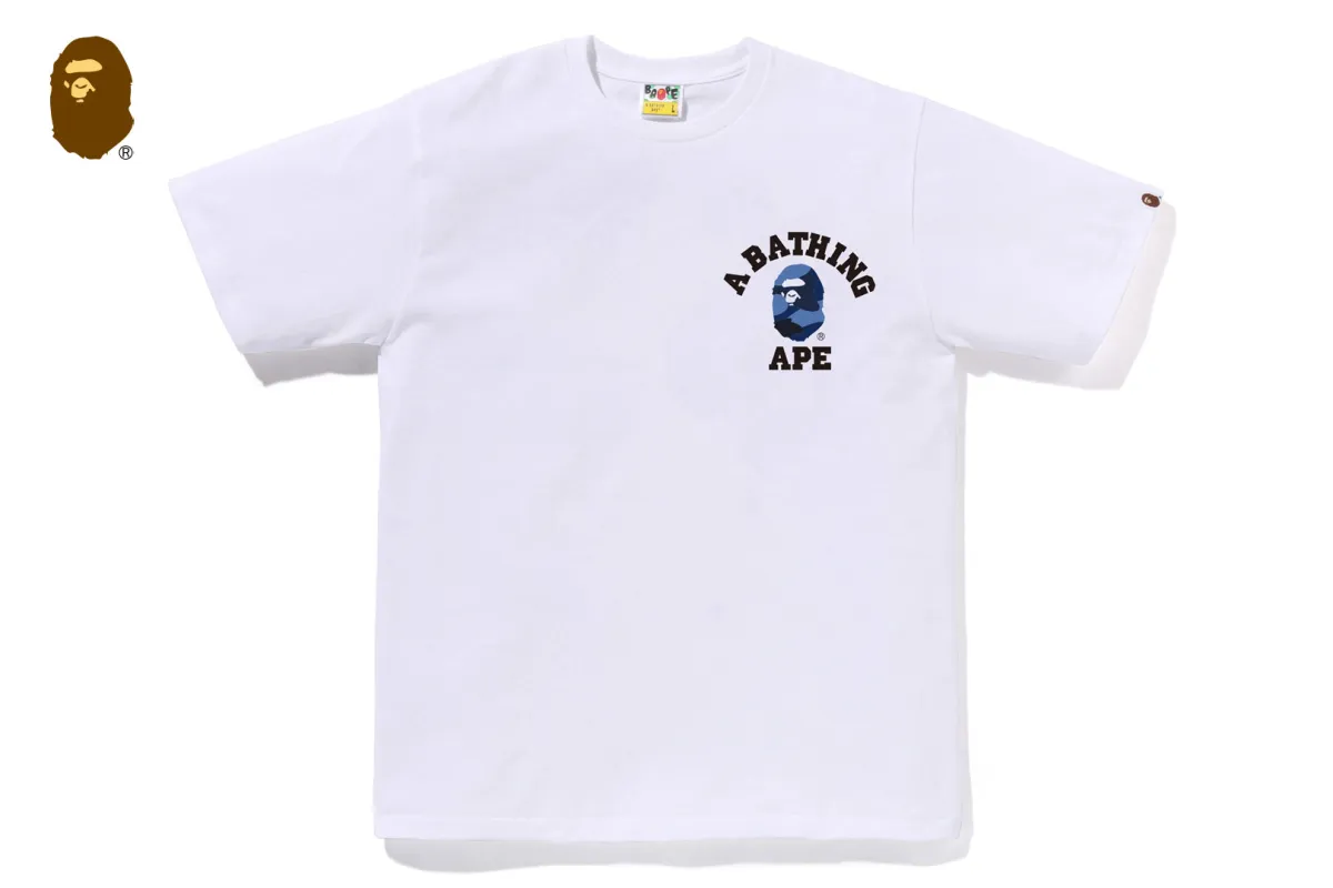 COLOR CAMO COLLEGE ATS TEE made by Bape