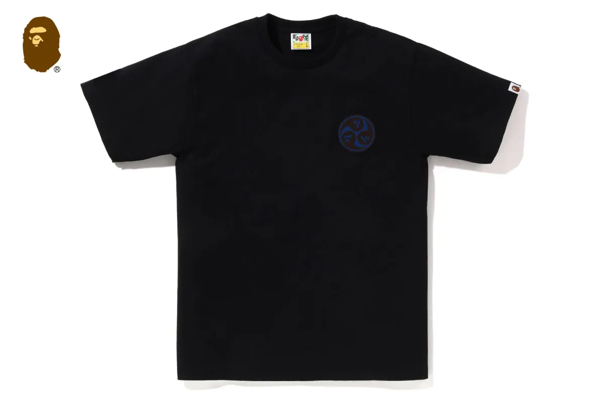 COLOR CAMO JAPAN CULTURE MITSUDOMOE TEE made by Bape