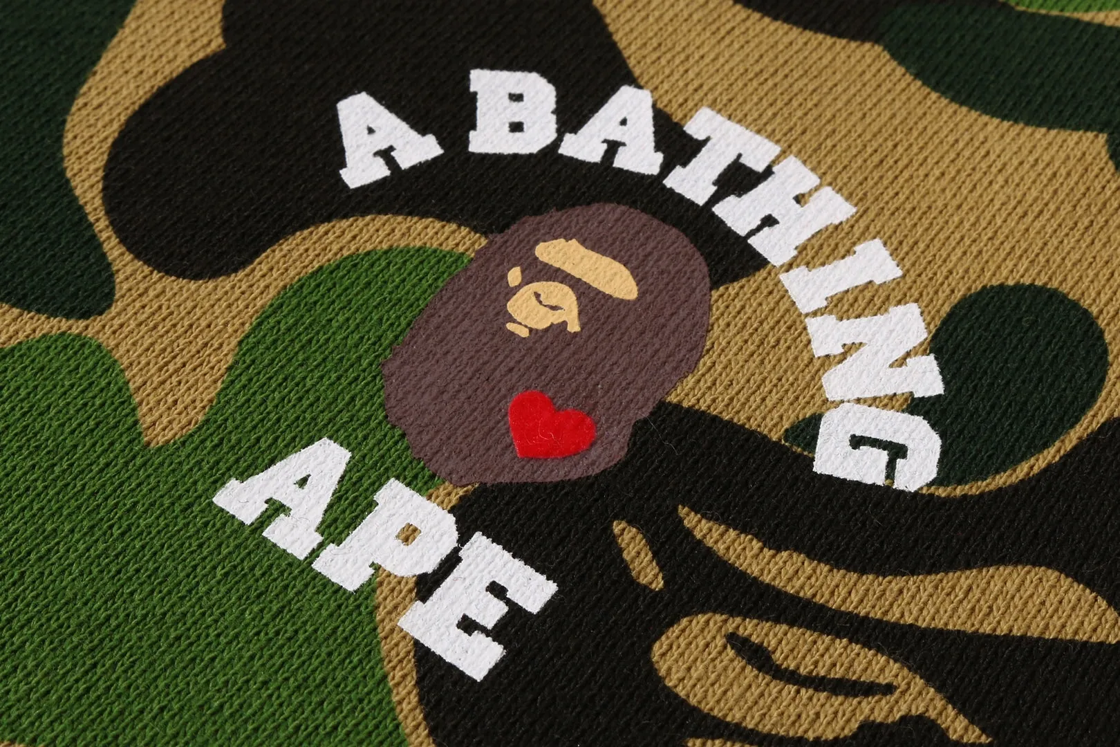 ABC CAMO COLLEGE CREWNECK SWEATSHIRT sold by Bape product image thumbnail 3