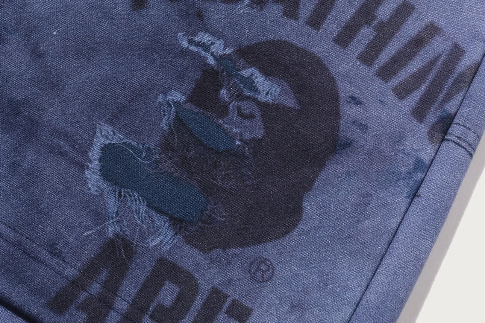 FAKE PRINT RELAXED FIT SWEAT SHORTS sold by Bape product image thumbnail 3