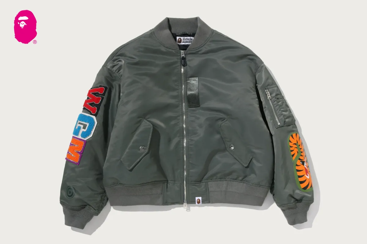 OVERSIZED SHARK MA-1 JACKET made by Bape