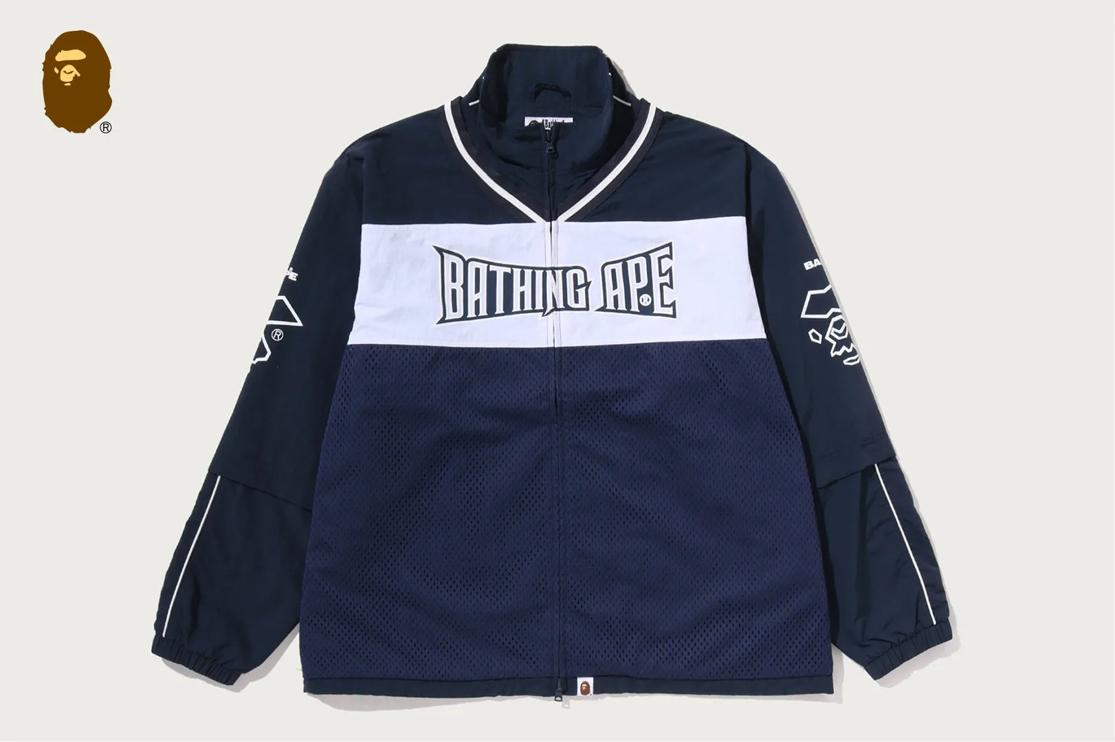 LAYERED TRACK JACKET sold by Bape