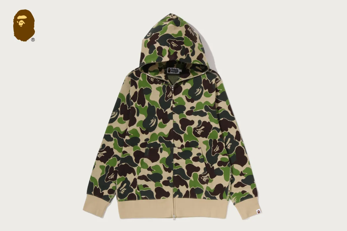 ABC CAMO JACQUARD FULL ZIP HOODIE made by Bape
