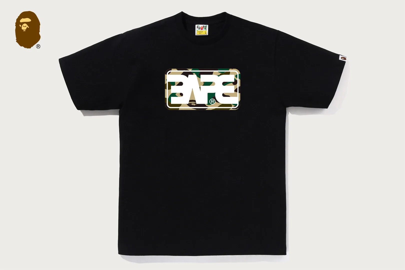 1ST CAMO BAPE ROUND BOX LOGO TEE sold by Bape product image thumbnail 3