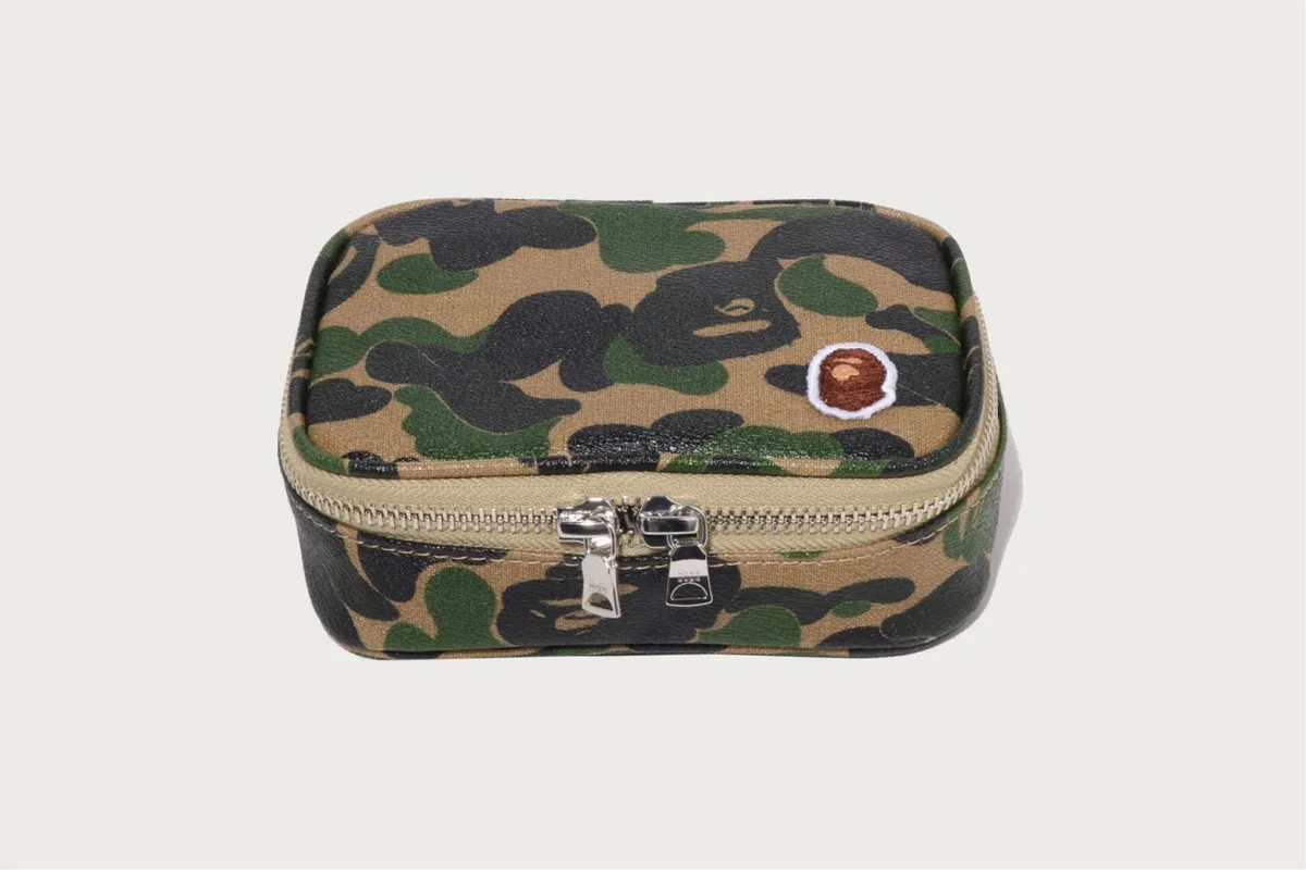 ABC CAMO AMENITY POUCH TRAVEL made by Bape