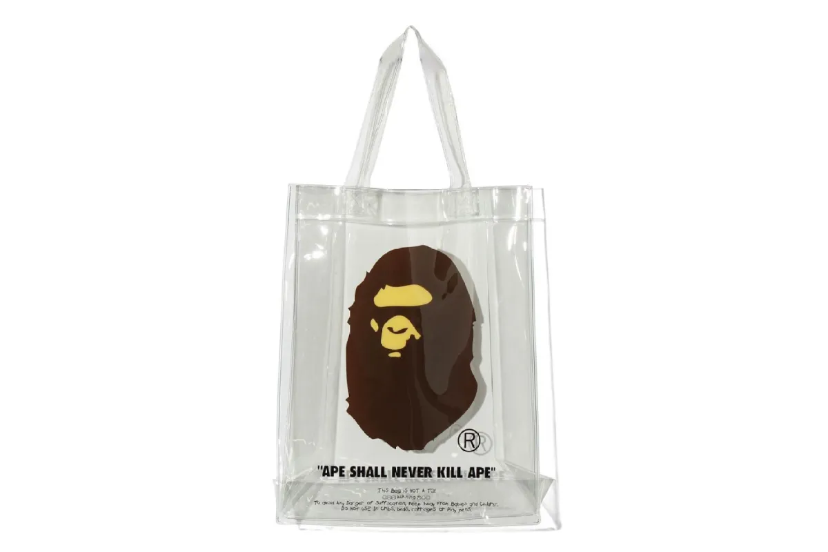 CLEAR TOTE BAG sold by Bape