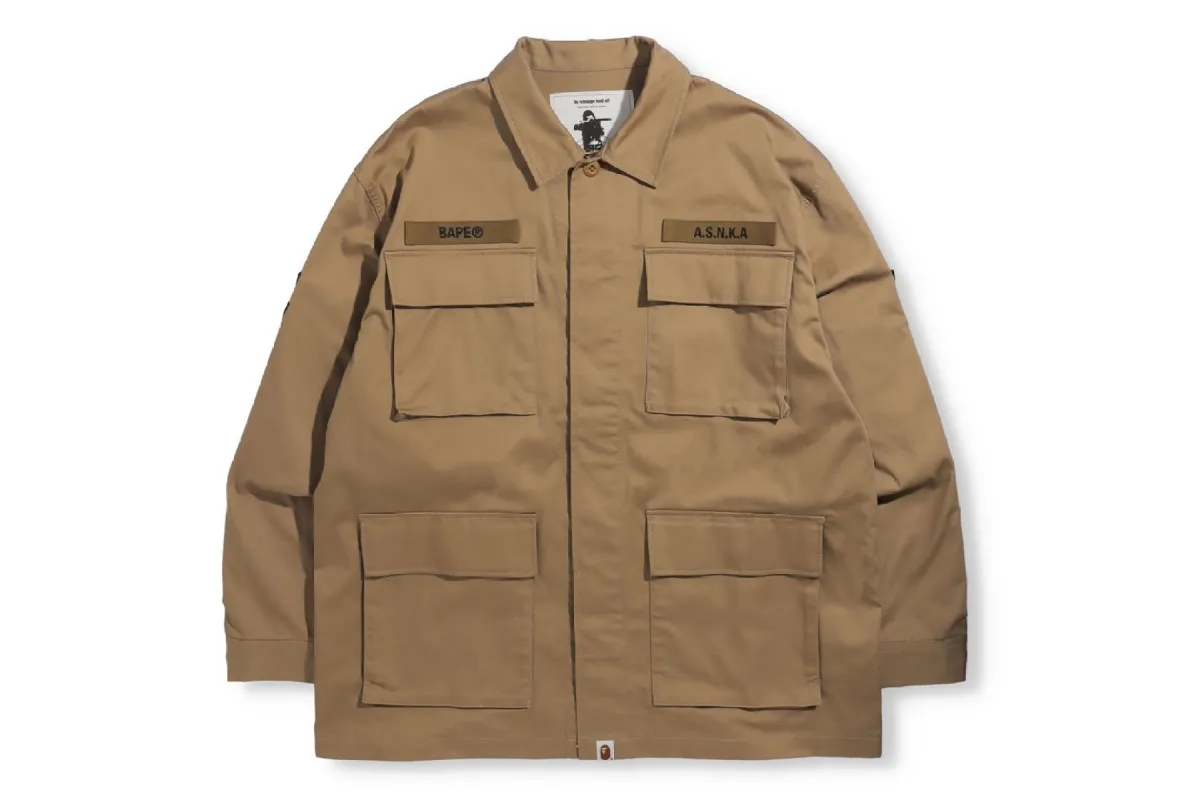 RELAXED FIT MILITARY SHIRT sold by Bape