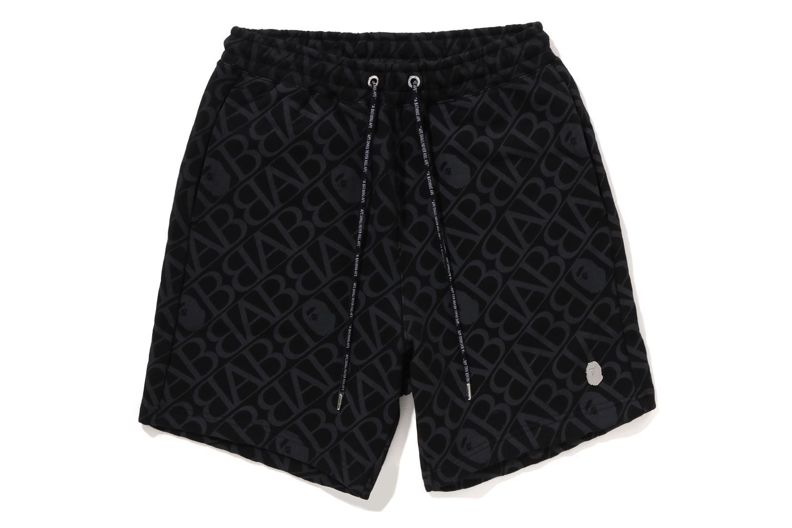 SPORT MONOGRAM METAL LOGO PIN SWEAT SHORTS sold by Bape product image thumbnail 5
