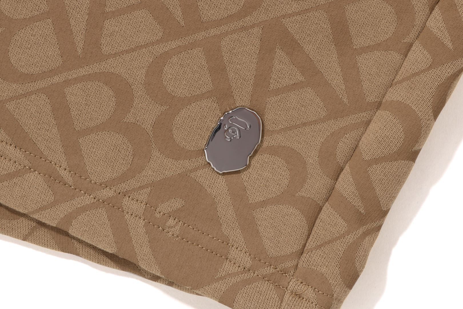 SPORT MONOGRAM METAL LOGO PIN SWEAT SHORTS sold by Bape product image thumbnail 3
