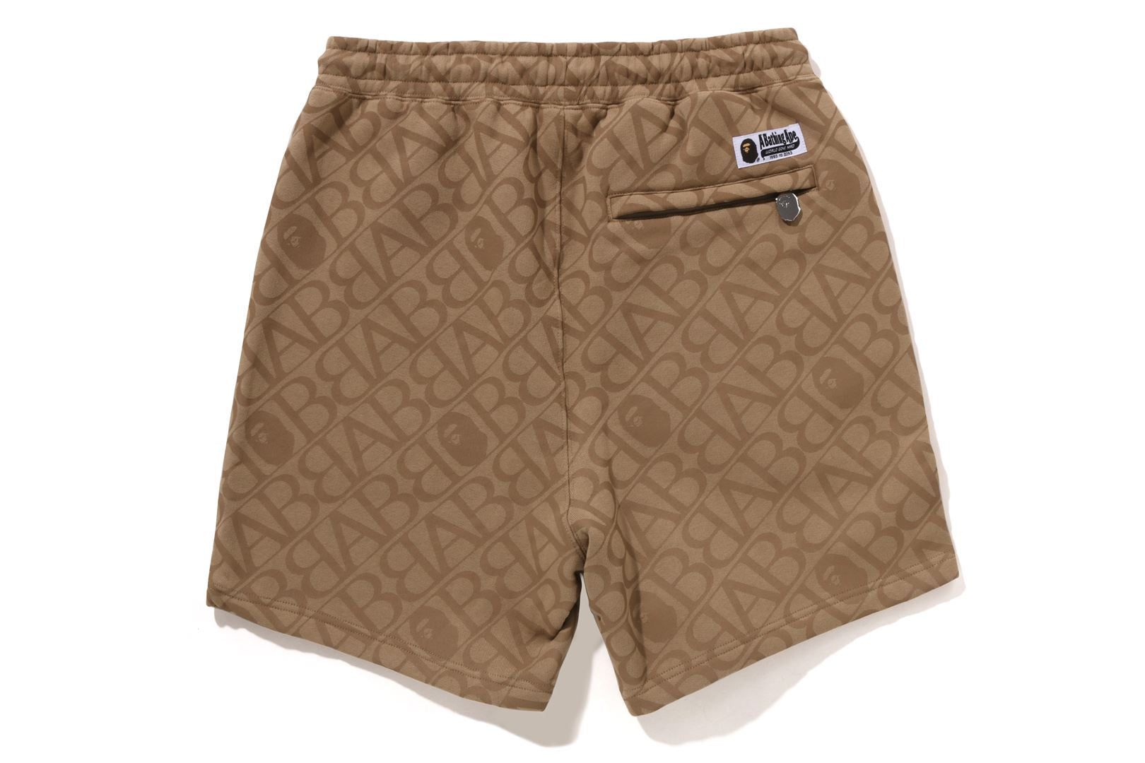 SPORT MONOGRAM METAL LOGO PIN SWEAT SHORTS sold by Bape product image thumbnail 2