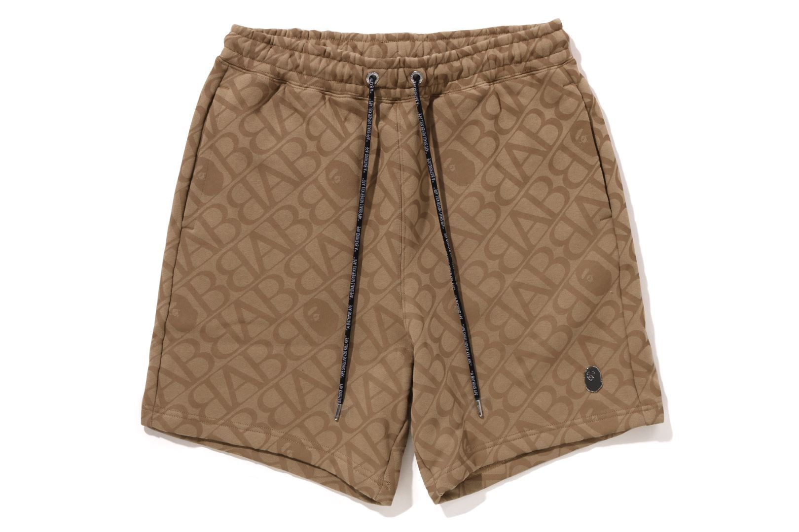 SPORT MONOGRAM METAL LOGO PIN SWEAT SHORTS sold by Bape