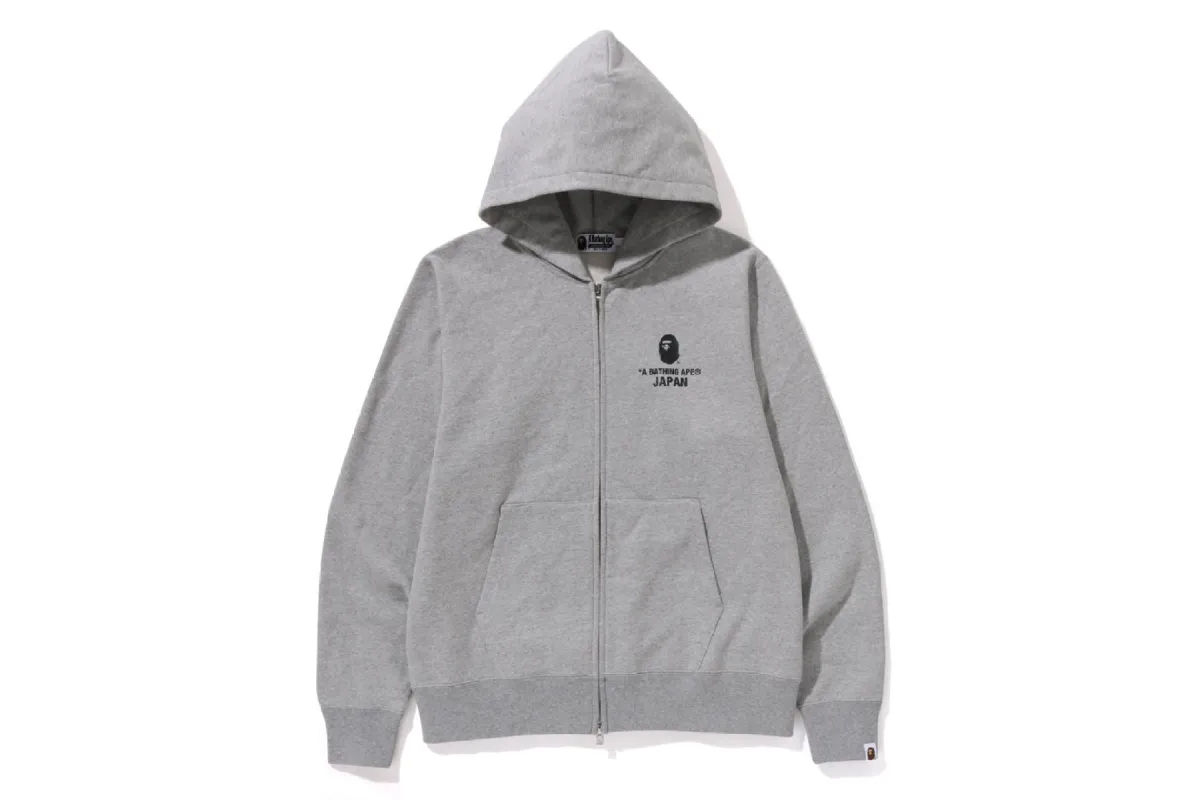 JAPAN COLLEGE ZIP HOODIE sold by Bape