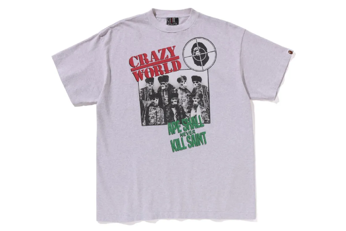 【 BAPE X SAINT MXXXXXX 】SPEECH TEE sold by Bape