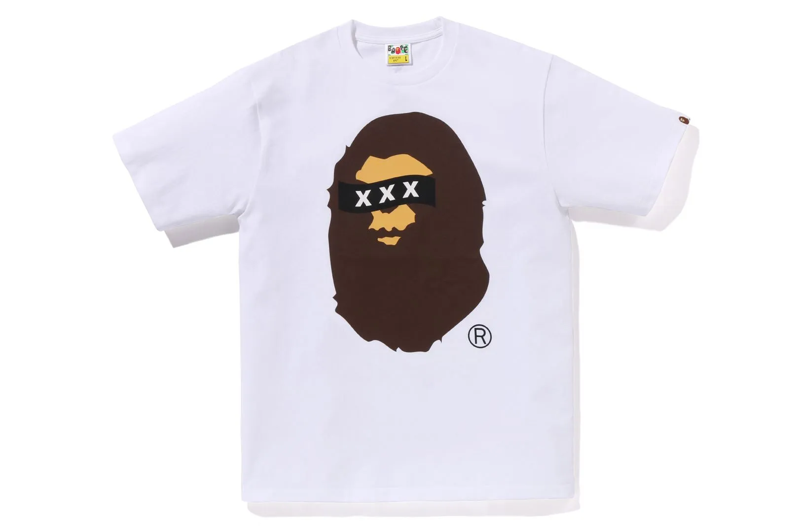 BAPE X GOD SELECTION XXX 】APE HEAD TEE | Parallel