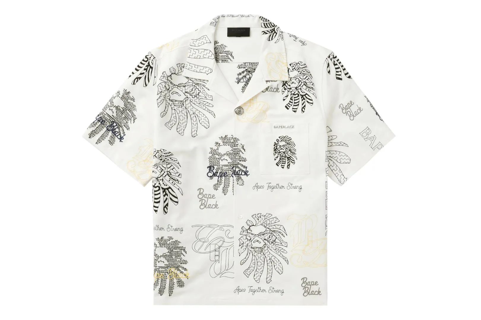 BAPE BLACK BAPE GRAPHIC STITCH SHIRT sold by Bape product image thumbnail 3