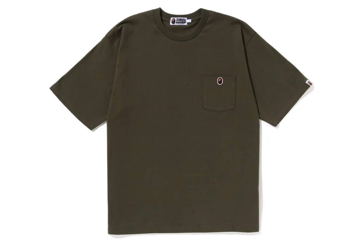 APE HEAD ONE POINT RELAXED FIT POCKET TEE sold by Bape