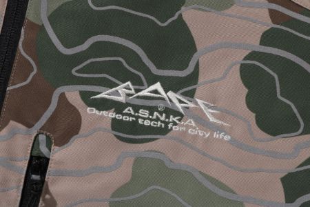 LAYERED LINE CAMO SHELL JACKET sold by Bape