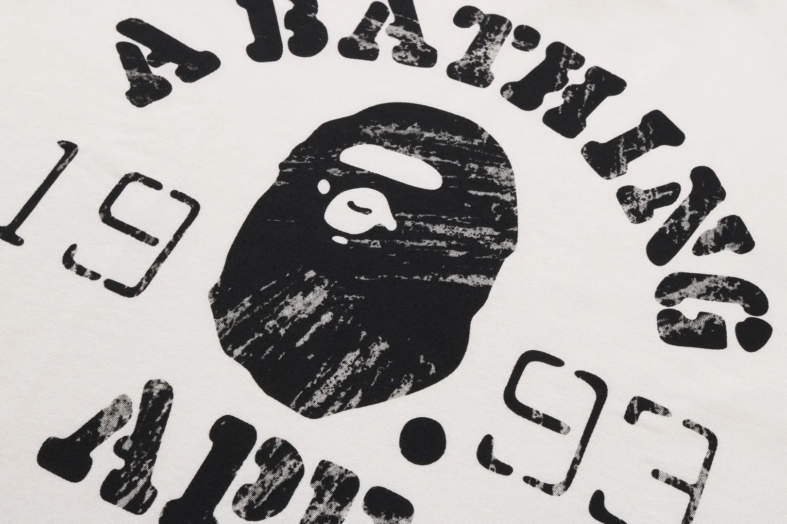 SCREEN PRINT COLLEGE RELAXED FIT TEE sold by Bape product image thumbnail 3