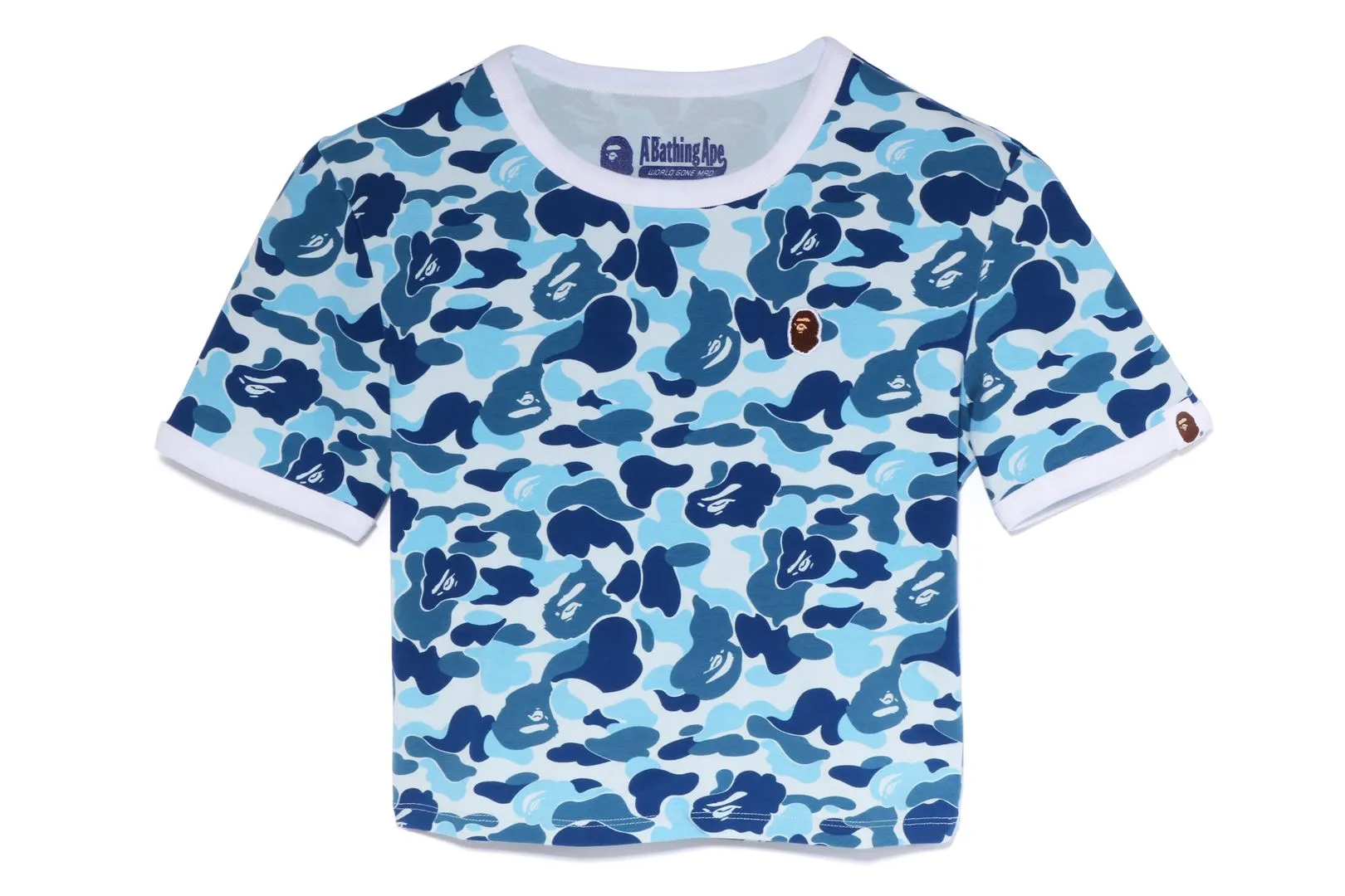 ONE POINT ABC CAMO TRIM TEE sold by Bape