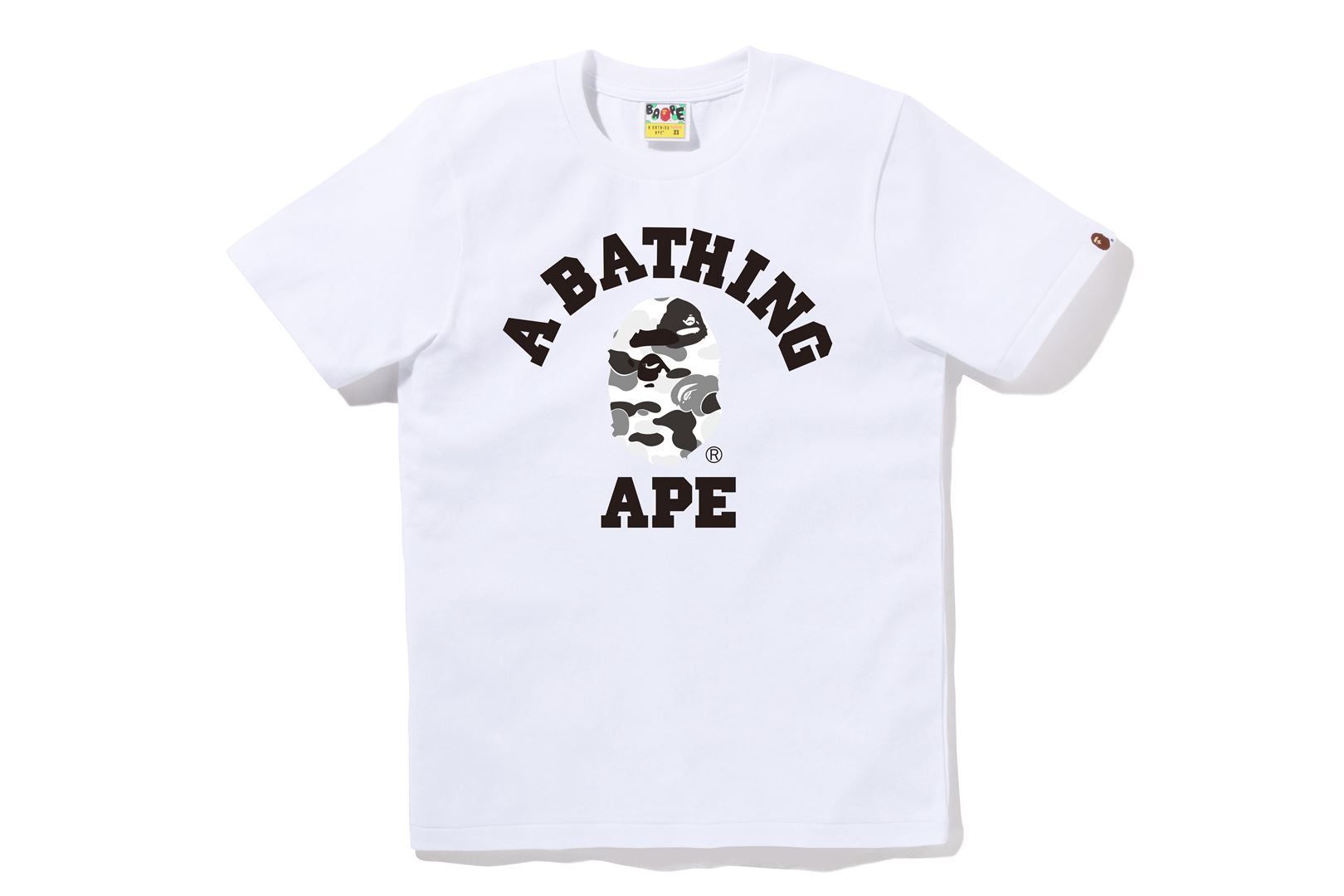 ABC CAMO COLLEGE TEE sold by Bape