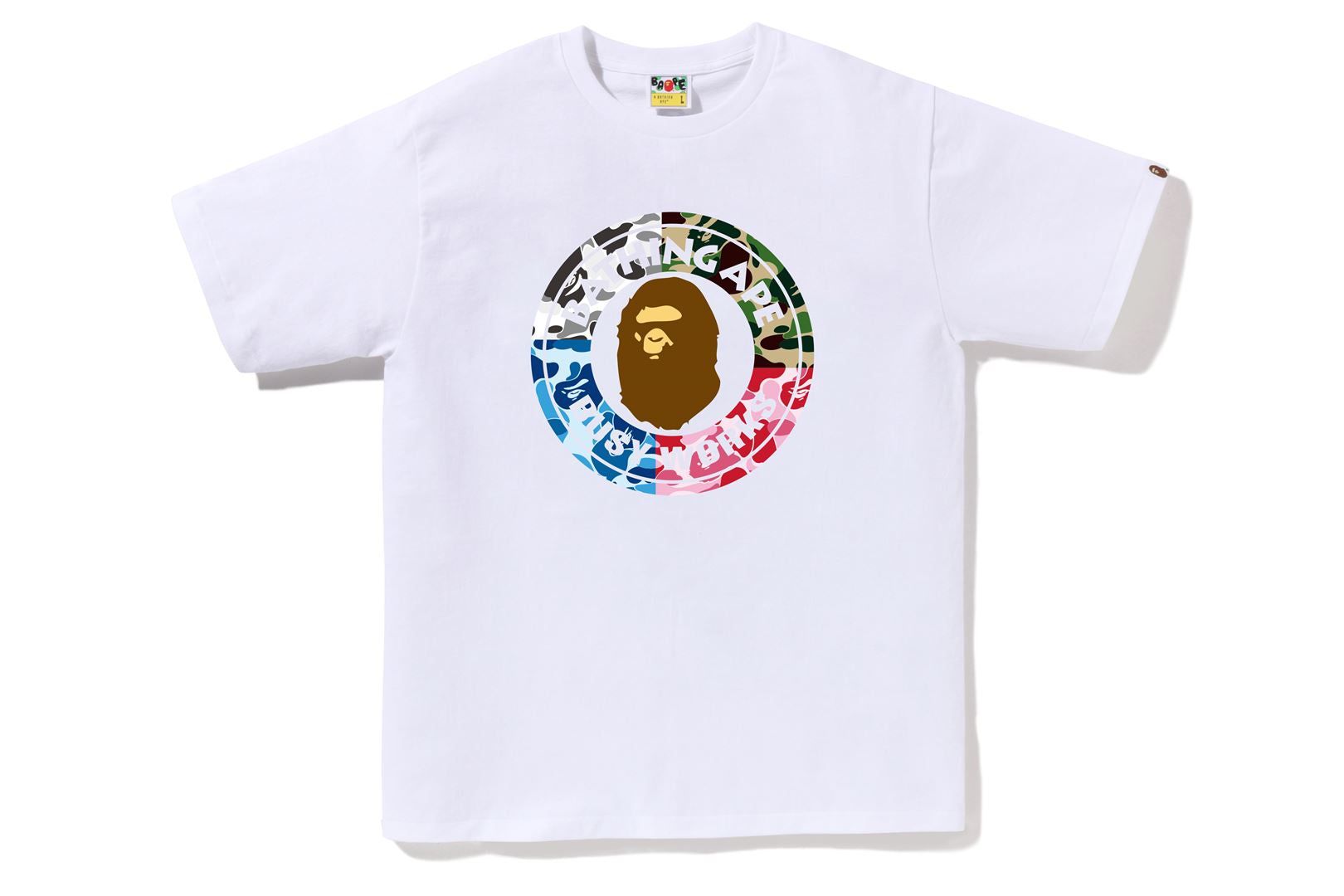 ABC CAMO CRAZY BUSY WORKS TEE sold by Bape product image thumbnail 2