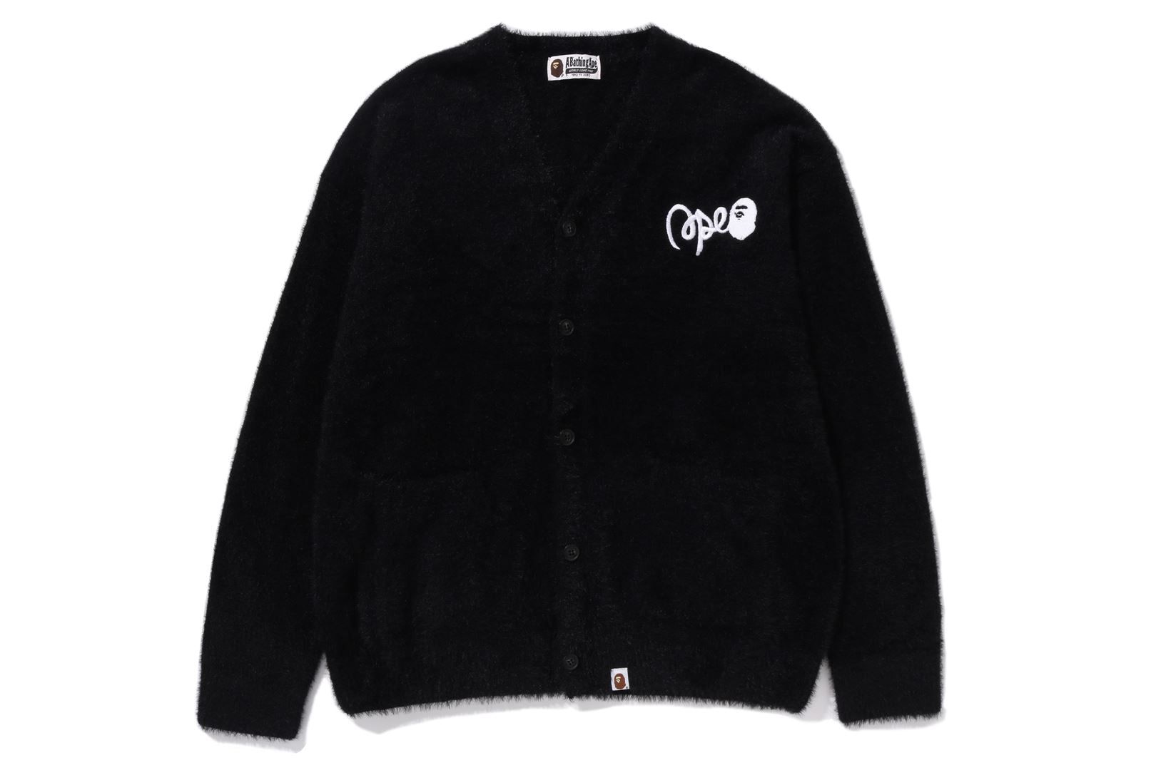 BAPE SHAGGY KNIT CARDIGAN sold by Bape