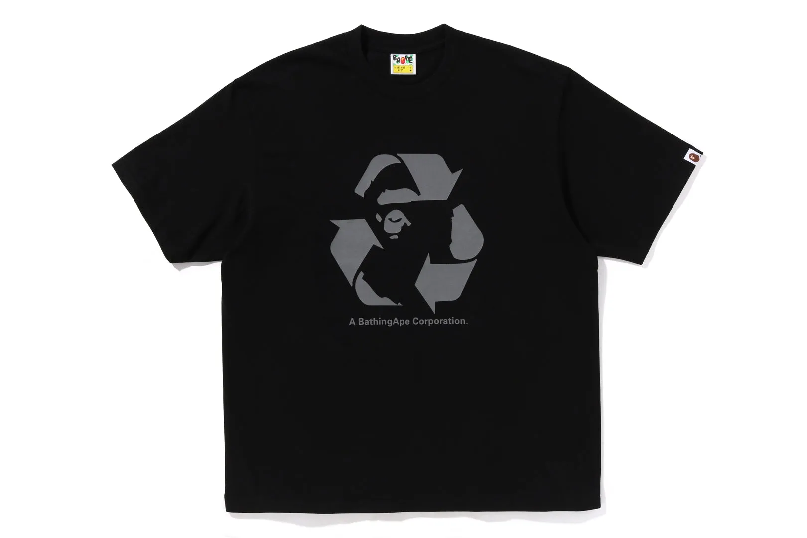 RECYCLE MOTIF RELAXED FIT TEE sold by Bape
