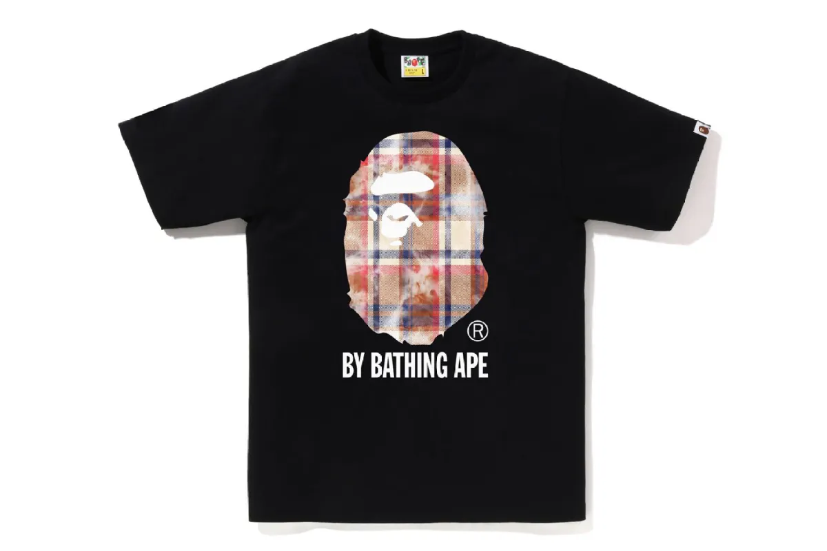 BLEACHED BAPE CHECK BY BATHING APE TEE sold by Bape