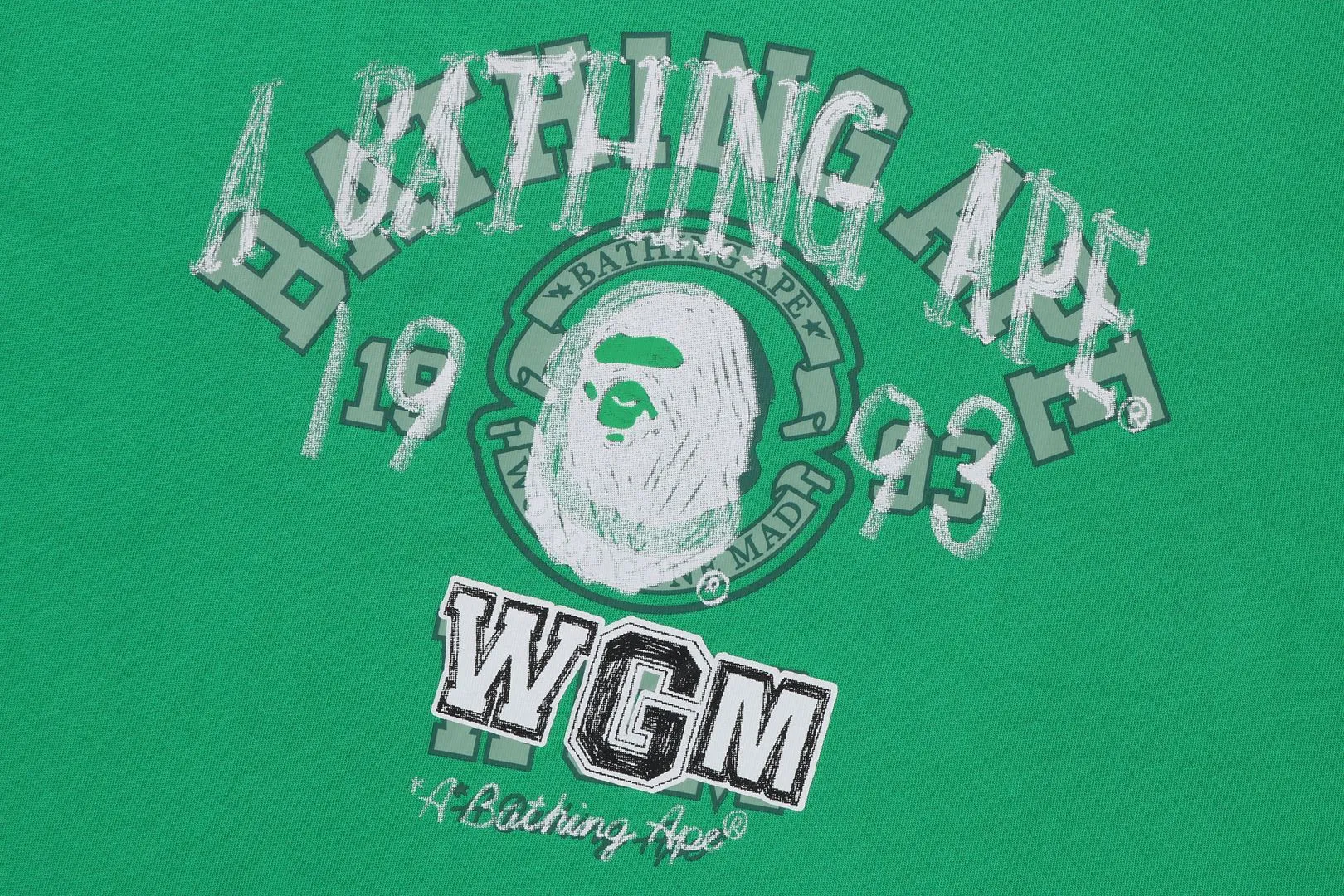 LAYERED COLLEGE RELAXED FIT TEE sold by Bape product image thumbnail 3