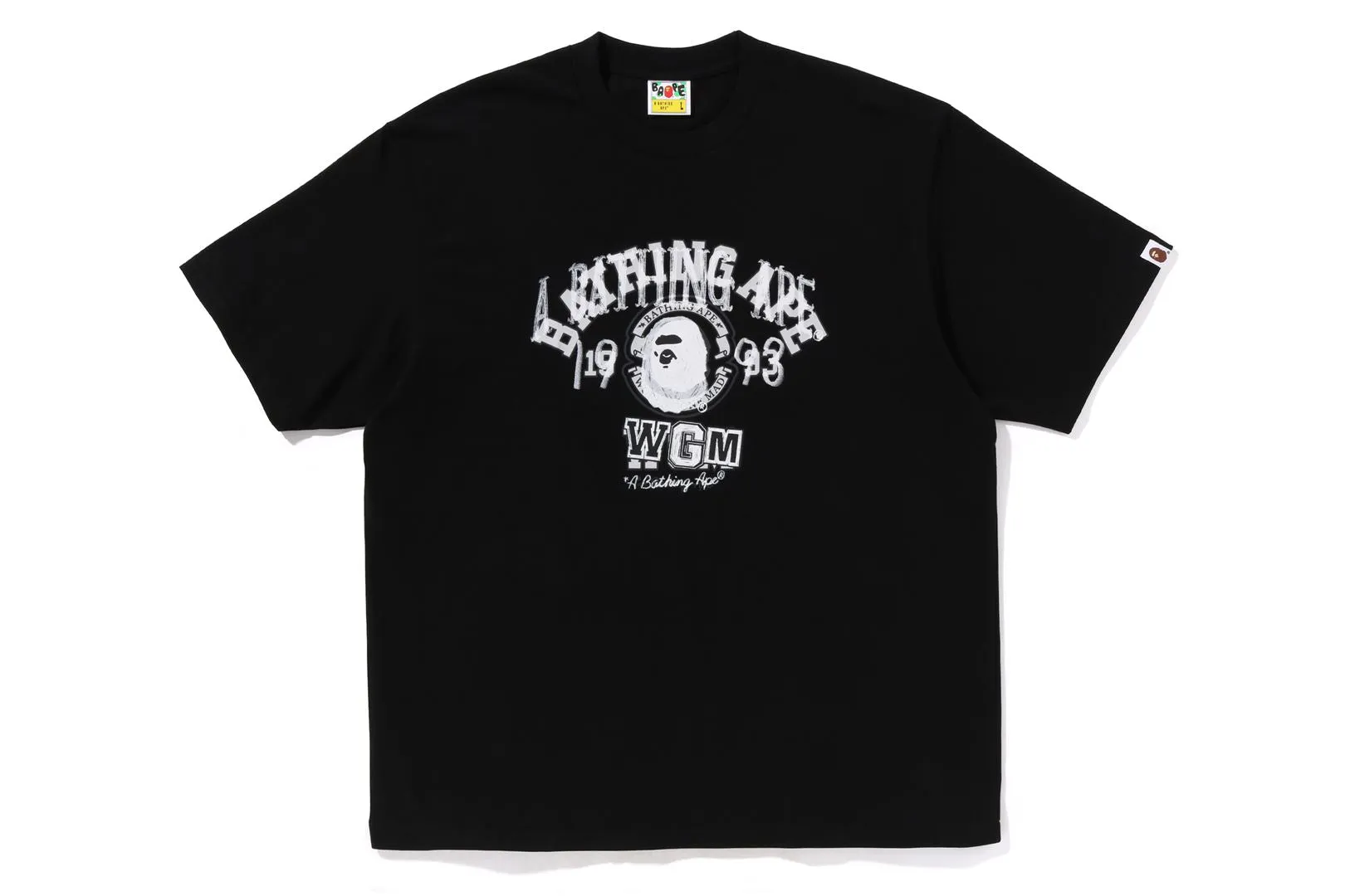 LAYERED COLLEGE RELAXED FIT TEE sold by Bape product image thumbnail 4