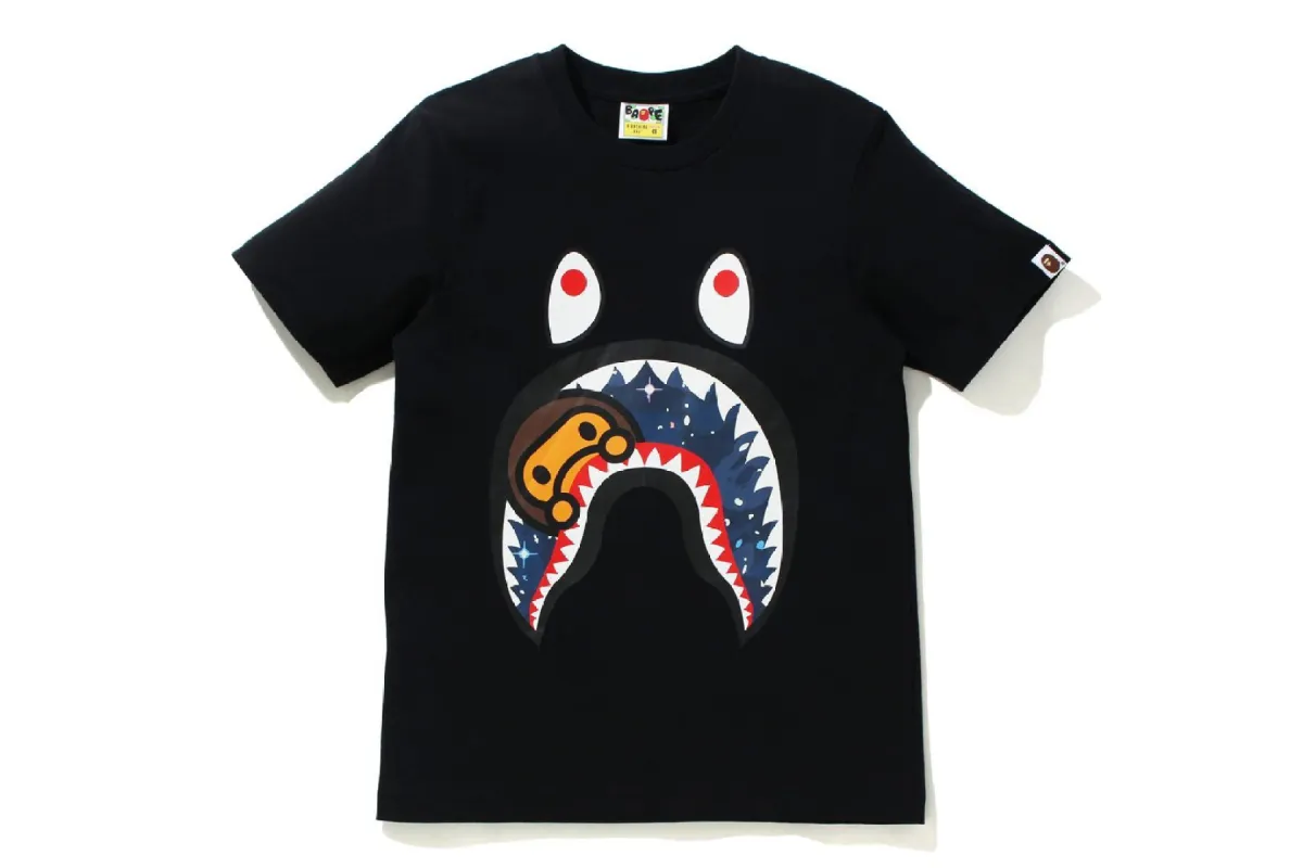 SPACE CAMO MILO SHARK TEE sold by Bape