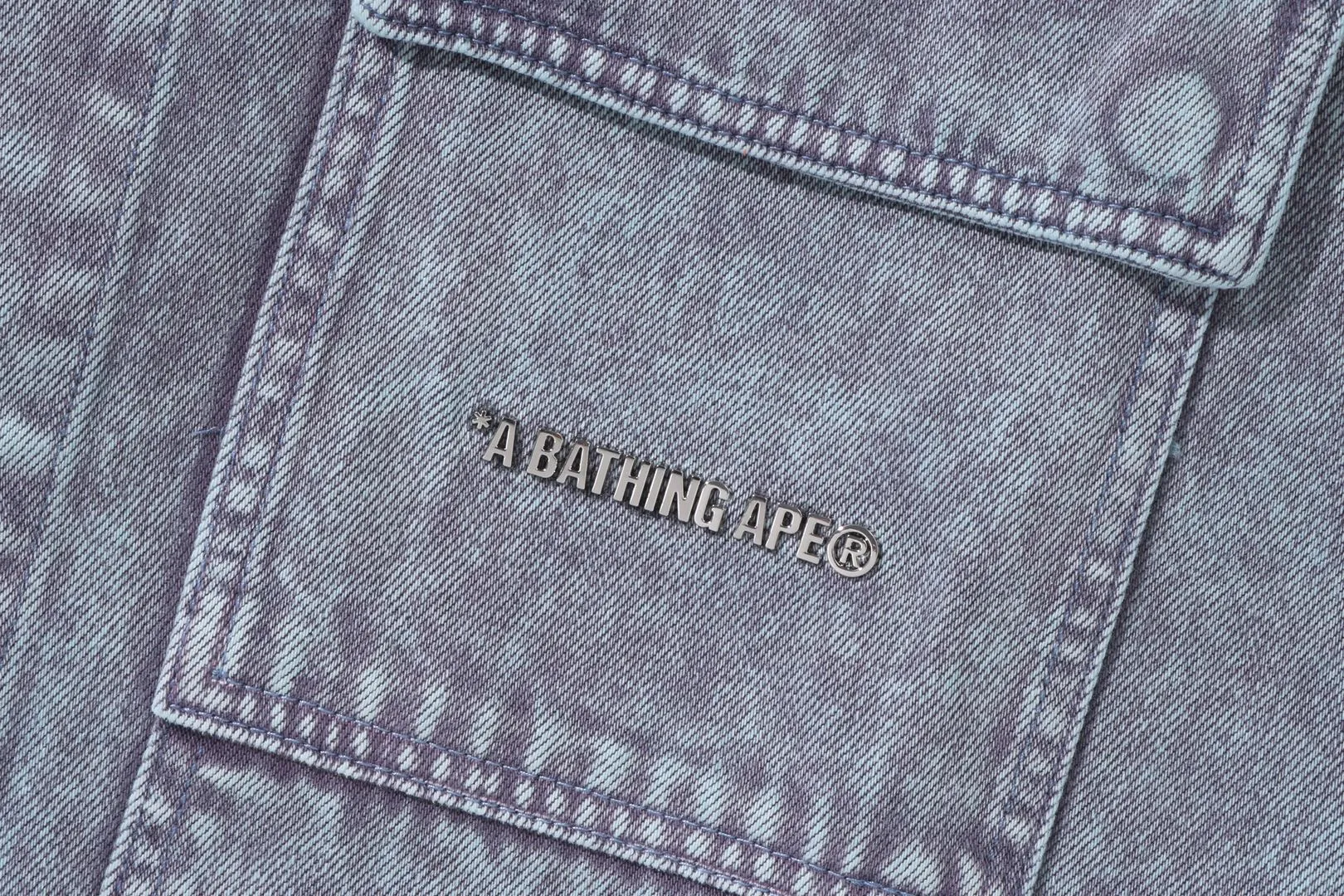 ACID WASH WORK SHIRT sold by Bape product image thumbnail 2