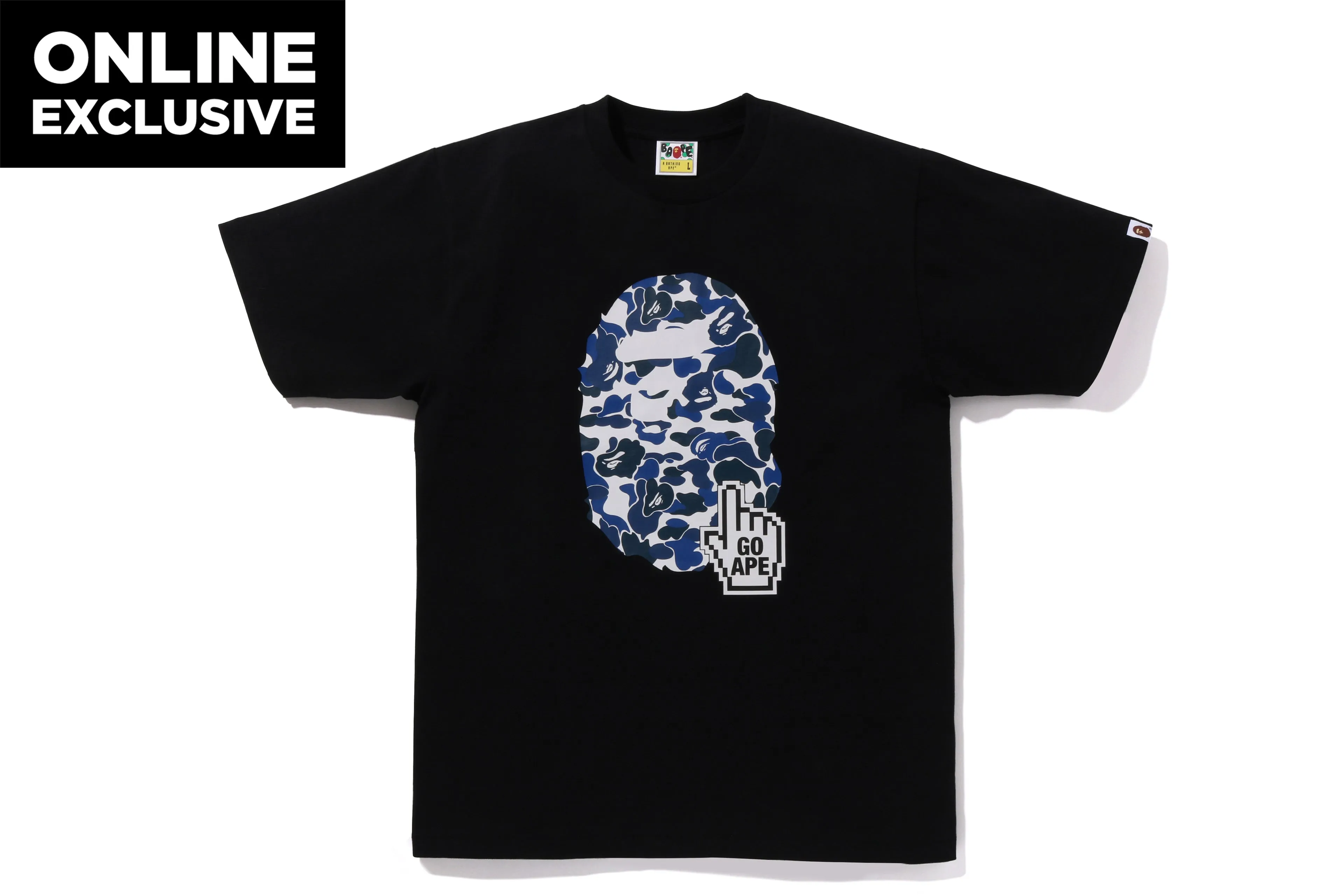 BAPE CAMO GO APE POINTER BIG APE HEAD TEE sold by Bape product image thumbnail 5
