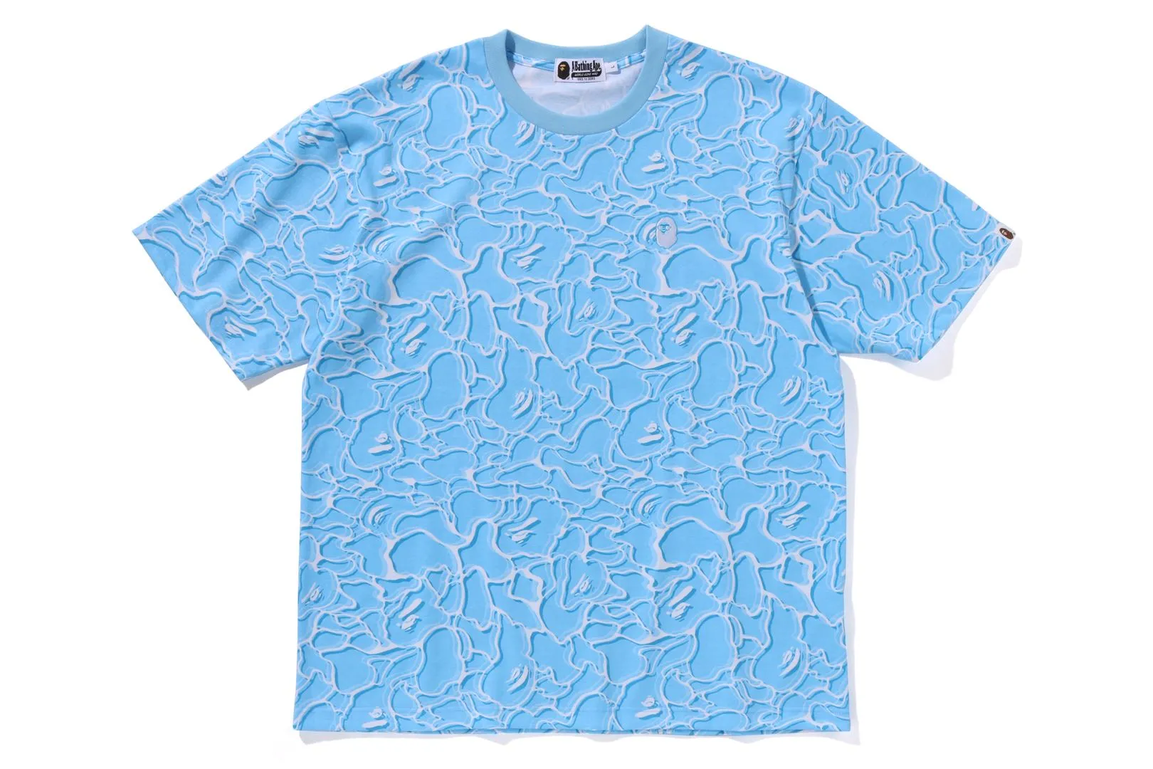 ABC SEA SURFACE CAMO RELAXED FIT TEE sold by Bape