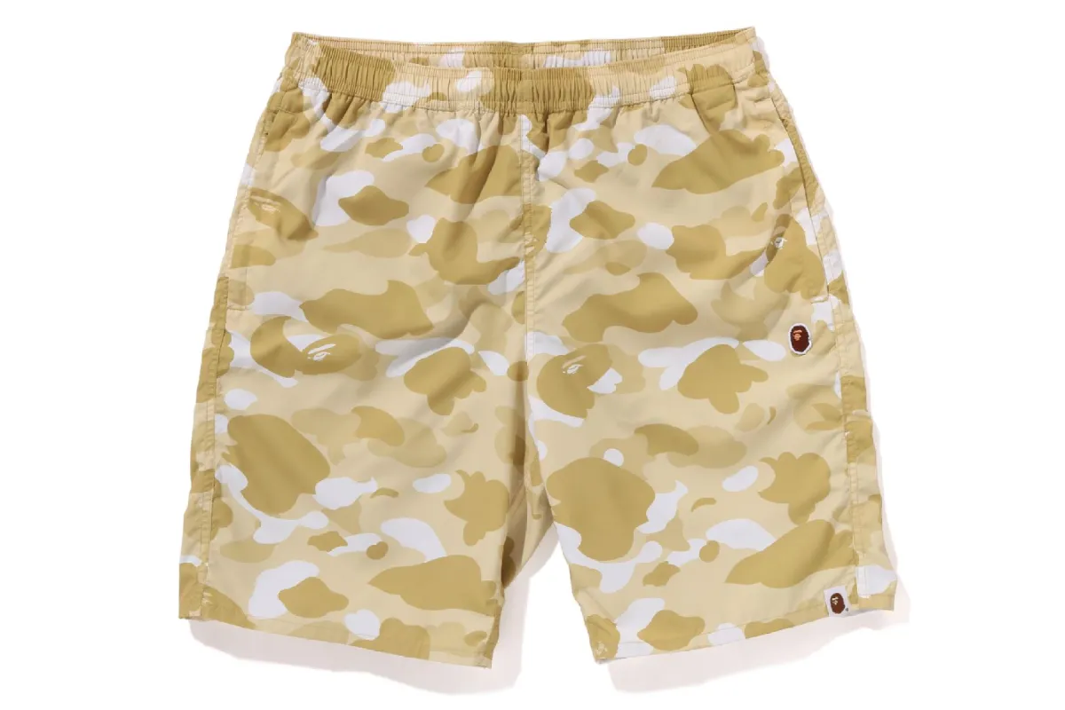 COLOR CAMO APE HEAD ONE POINT BEACH SHORTS sold by Bape