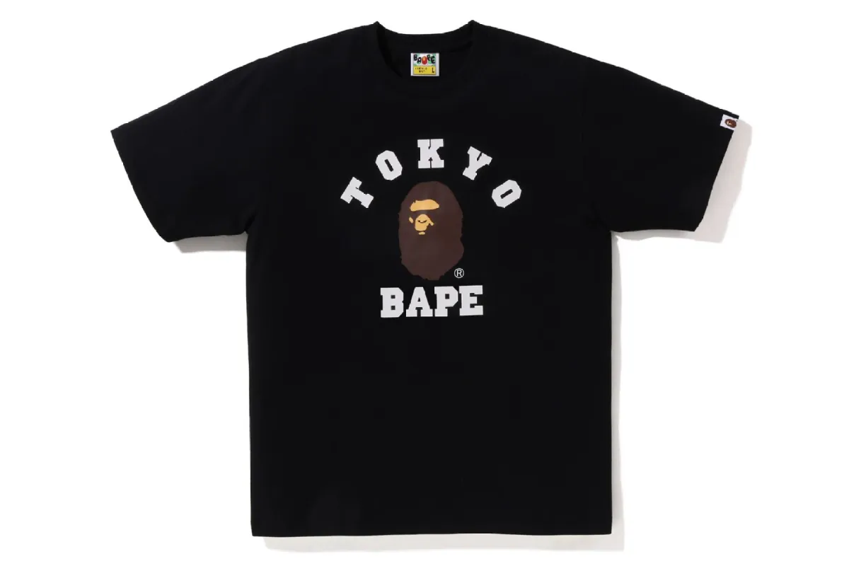 CITY TEE TOKYO COLLEGE made by Bape